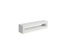 The GB Breeze Blocks linear porcelain is a rectangular, white block with a large rectangular cutout in the center, displayed against a plain white background.