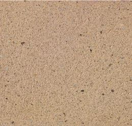 Close-up view of a textured surface with the Architec Smooth Charcoal finish, showcasing a light brown stone appearance and small scattered dark specks. The naturally rough look adds an architectural charm.